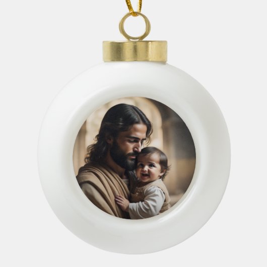 イエスアート セラミックボールオーナメント (正面)