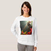 イエスインザガーデン女子長袖Tシャツ Tシャツ (正面フル)