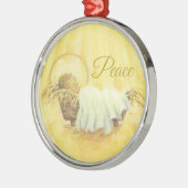 イエスインマンガークリスマスセラミックオーナメント メタルオーナメント (左)