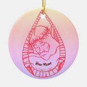 イエスウェイプクリスチャンオーナメント セラミックオーナメント (正面)