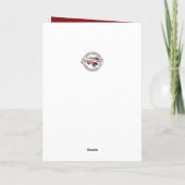 イエスエンジェルス出生クリスマスホリデーカード シーズンカード (裏面)