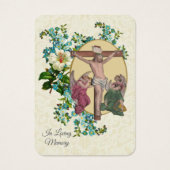 イエスエンジェルズカトリック葬儀記念聖札 –  (正面)