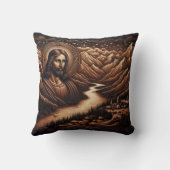 イエスオーバールビューセリーンマウンテンバレーランドスケープ クッション (裏面)