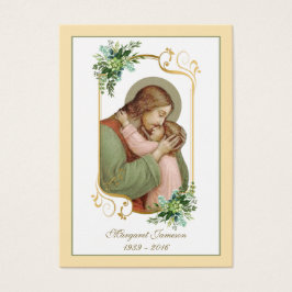 イエスカトリック葬儀記念聖札 – 