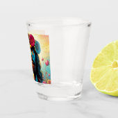 イエスカラフルは眼鏡を撃った！ ショットグラス (右)