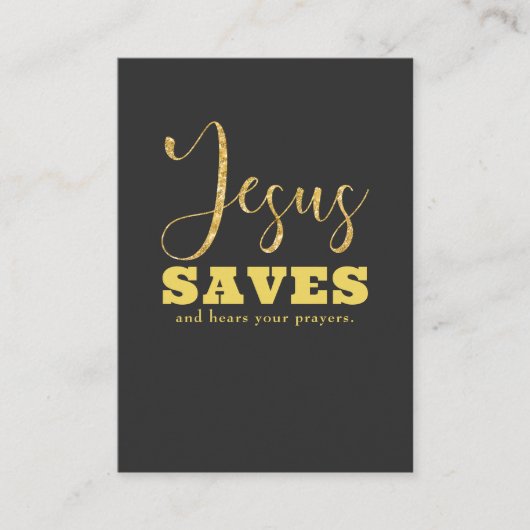 イエスキエ救ロ金ゴールドグリッター コーリングカード (正面)