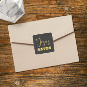 イエスキエ救ロ金ゴールドグリッター スクエアシール