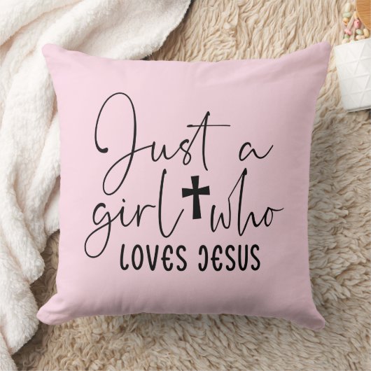 イエスキピンクを愛する女パーソナライズされたの子 クッション (ブランケット)