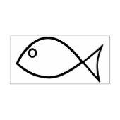 イエスキフィッシュアートスタンプ ラバースタンプ (インプリント)