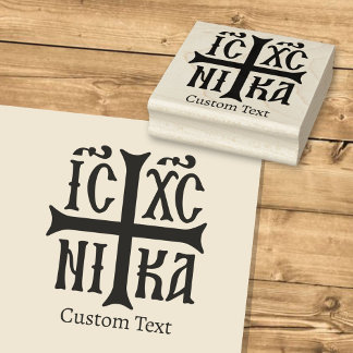 イエスキリストがエンブレムを征服 ラバースタンプ