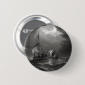 イエスキリストが誘惑を鎮める 缶バッジ (正面&裏面)