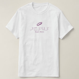 イエスキリストすごいヒーローTシャツ Tシャツ