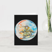 イエスキリストとの神のスノーボード祈りの言葉チュ卿 カード (正面)