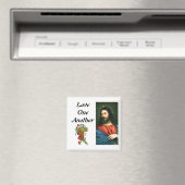 イエスキリストのイメージマグネットで互いを愛し合う マグネット (インサイチュ (食洗機))