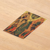 イエスキリストのバプテスマのビザンチンの象徴 アクリル招待状 (レイダウン)