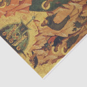 イエスキリストのバプテスマのビザンチンの象徴 薄葉紙 (詳細)