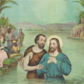イエスキリストのバプテスマ シール (正面)