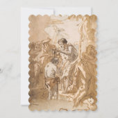 イエスキリストのバプテスマ 招待状 (正面)