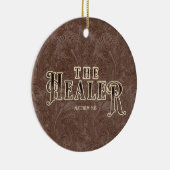 イエスキリストのヒーラー名バイブル聖なる書物、 経典 セラミックオーナメント (右)