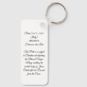 イエスキリストのピータ キーホルダー (裏面)