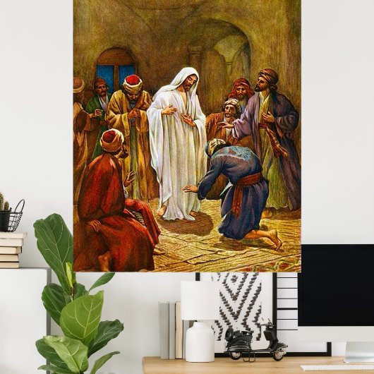 イエスキリストのポスター ポスター (ホームオフィス)