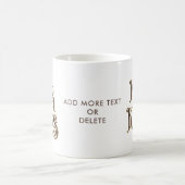 イエスキリストの名前キングスバイブルの王 コーヒーマグカップ (中央)