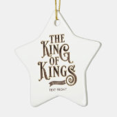 イエスキリストの名前キングスバイブルの王 セラミックオーナメント (左)