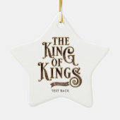 イエスキリストの名前キングスバイブルの王 セラミックオーナメント (裏面)