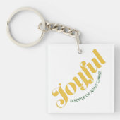 イエスキリストの喜びの弟子アクリルキーチェーン キーホルダー (正面)