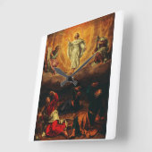 イエスキリストの変容 スクエア壁時計 (傾斜)