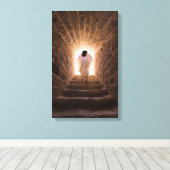 イエスキリストの復活の包まれたキャンバスプリント キャンバスプリント (インサイチュ (ウッドフロア))