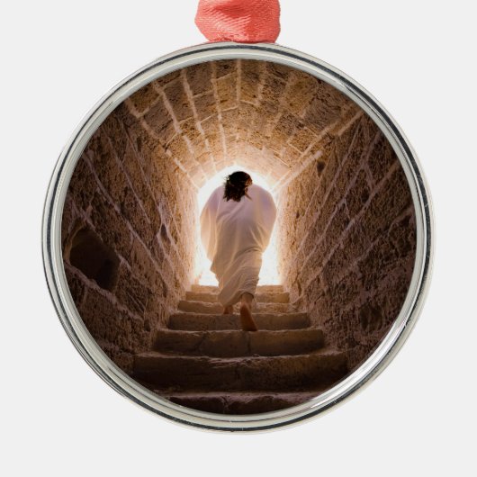 イエスキリストの復活 メタルオーナメント (正面)