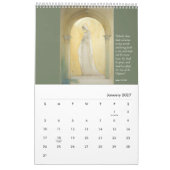 イエスキリストの暦の生活 カレンダー (1月 2027)