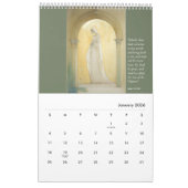 イエスキリストの暦の生活 カレンダー (1月 2026)