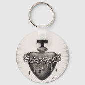 イエスキリストの最も神聖なハート キーホルダー (裏面)