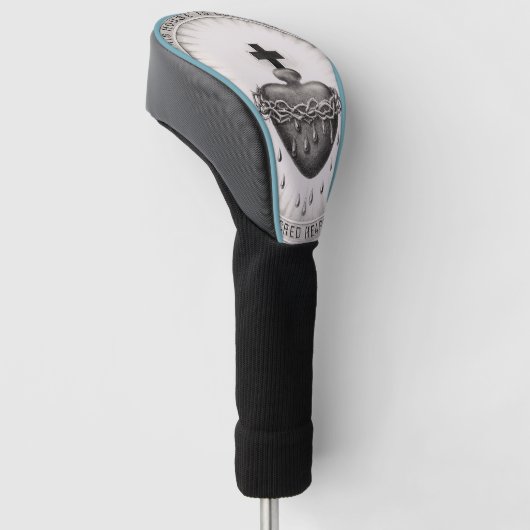 イエスキリストの最も神聖なハート ゴルフヘッドカバー (アングル)