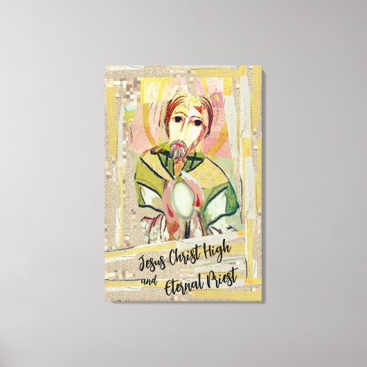 イエスキリストの永遠の祭司 キャンバスプリント (正面)