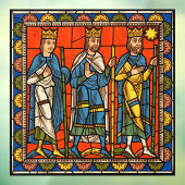 イエスキリストの生涯のシャルトルのステンドグラス ウィンドウサイン (シート3)