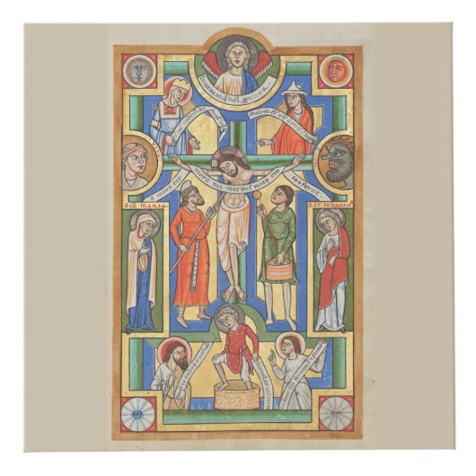 イエスキリストの生涯中世の芸術 フォトキューブ (右)