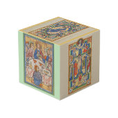 イエスキリストの生涯中世の芸術 フォトキューブ (正面アングル)