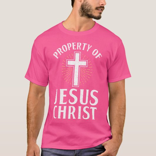 イエスキリストの神様宗教性 Tシャツ (正面)