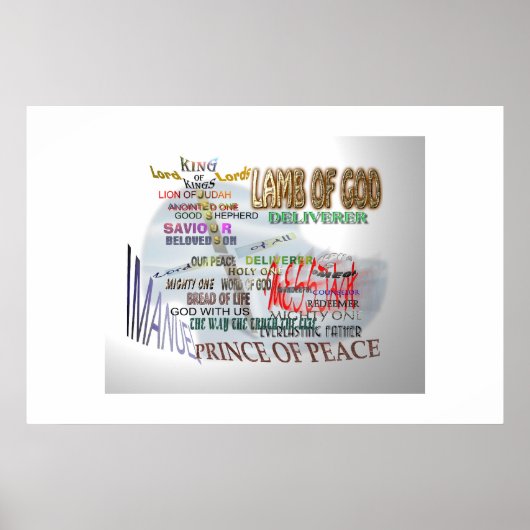 イエスキリストの称号 ポスター (正面)