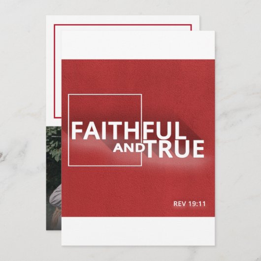 イエスキリストの聖なる名前の写真グリーティングカード シーズンカード (正面/裏面)