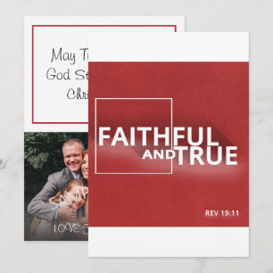 イエスキリストの聖なる名前の写真グリーティングカード シーズンカード