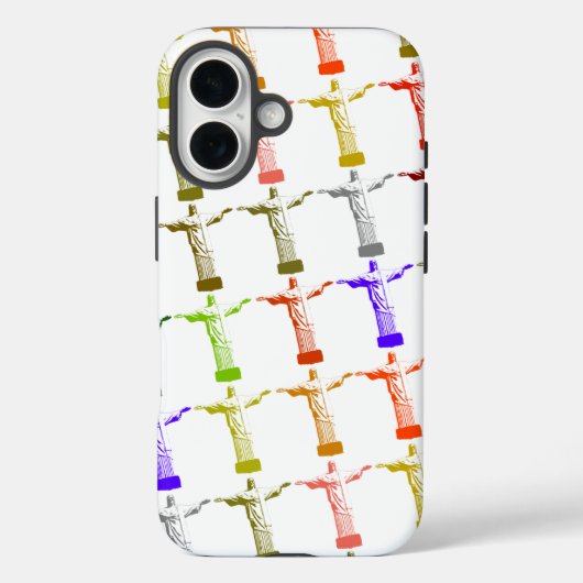 イエスキリストの色パターン Case-Mate iPhoneケース (裏面)