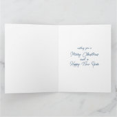 イエスキリストの誕生クリスマスグリーティング カード (内部)