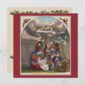 イエスキリストの誕生フラットカード シーズンカード (正面/裏面)