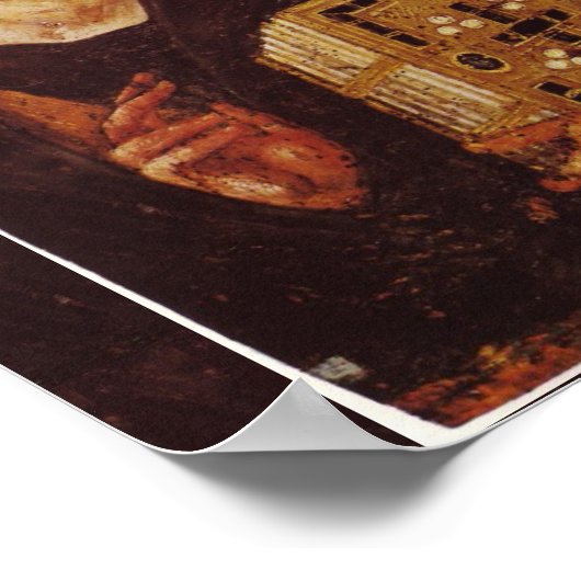 イエスキリストパントクリエータークリスチャンアイコンプリント ポスター (角)