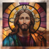 イエスキリストフェイクステンドグラス ウィンドウサイン (シート2)