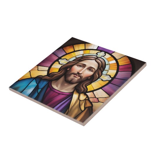 イエスキリストフェイクステンドグラス タイル (側面)